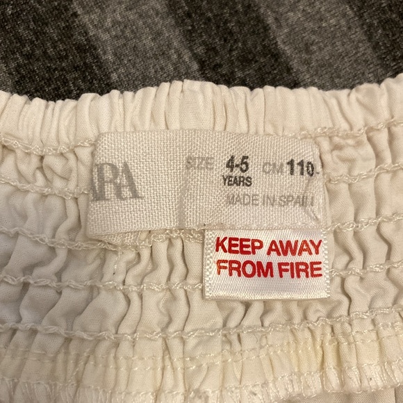 Zara Kids Tricolor Pink Cotton Dress Size 4Y - 5Y (110cm) - Picture 3 of 6